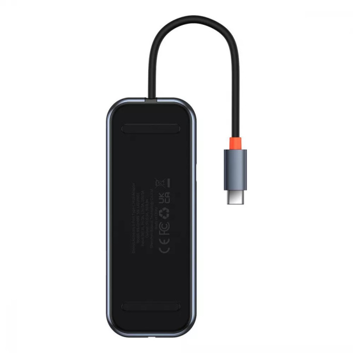 Type-C-Хаб Baseus AcmeJoy 6-Port Type-C HUB (Type-C to HDMI + 2xUSB3.0 + USB2.0 + Type-C PD&Data + R