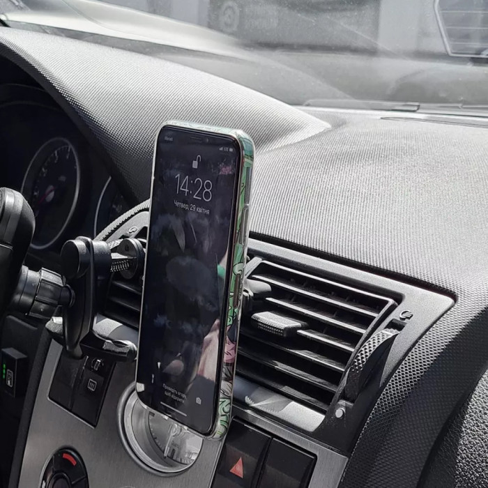 Автомобільний тримач Baseus Magnetic Air Vent Car Mount With Cable Clip