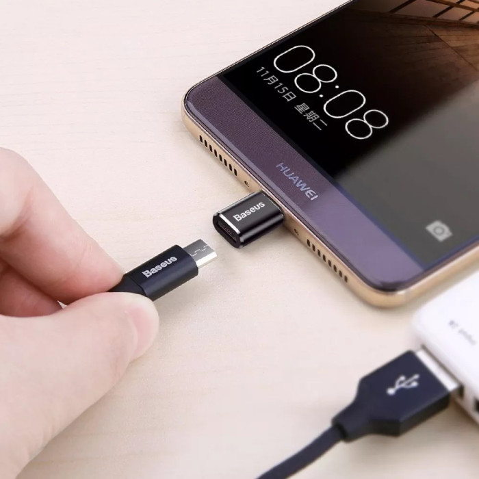 Перехідник OTG Baseus Micro USB to Type-C