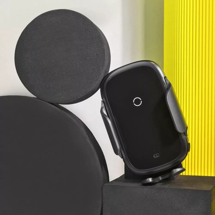 Автомобільний тримач с Бездротовою Зарядкою Baseus Light Electric 15W