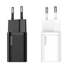 МЗП Baseus Super Silicone Quick Charger 25W (Type-C) + With Cable Type-C to Type-C 3A (1m)