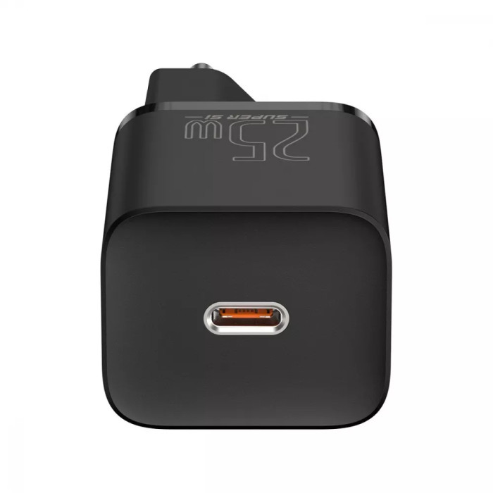 МЗП Baseus Super Silicone Quick Charger 25W (Type-C) + With Cable Type-C to Type-C 3A (1m)