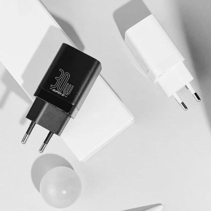 МЗП Baseus Super Si Pro Quick Charger (Type-C+USB) 30W