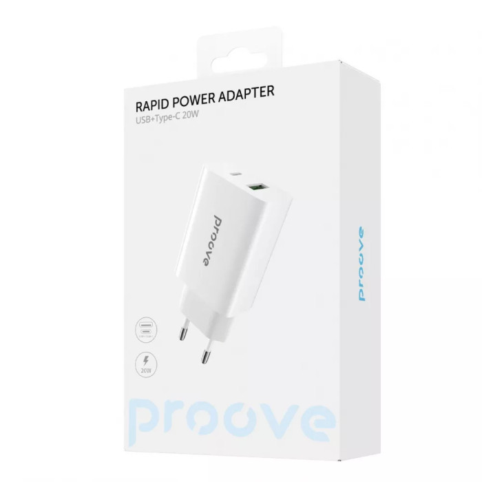 МЗП Proove Rapid 20W (Type-C + USB)