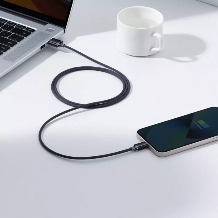 Кабель Baseus Crystal Shine Series Fast Charging Lightning 2.4A (2m)
