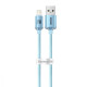 Кабель Baseus Crystal Shine Series Fast Charging Lightning 2.4A (2m)