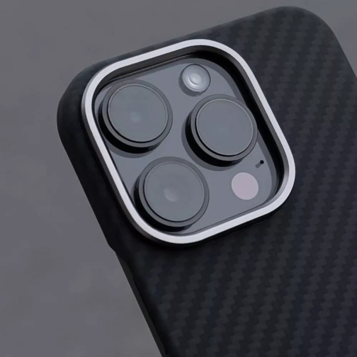Чохол WAVE Premium Carbon Slim with Magnetic Ring iPhone 14 Plus/15 Plus