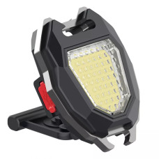 Акумуляторний LED ліхтарик W5144 з Type-C (7 режимів, прикурювач, шнур, магніт)