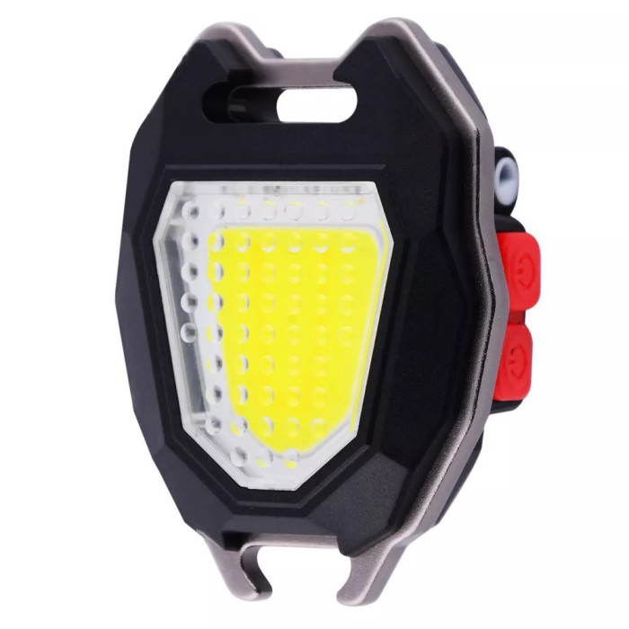 Акумуляторний LED ліхтарик W5144 з Type-C (7 режимів, прикурювач, шнур, магніт)