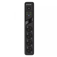 Мережевий фільтр Proove Power Strip P-04 (4 розетки + 4 USB + 2 Type-C) 2М
