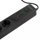 Мережевий фільтр Proove Power Strip P-04 (4 розетки + 4 USB + 2 Type-C) 2М