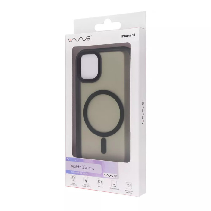 Чохол WAVE Matte Insane Case with Magnetic Ring iPhone 11