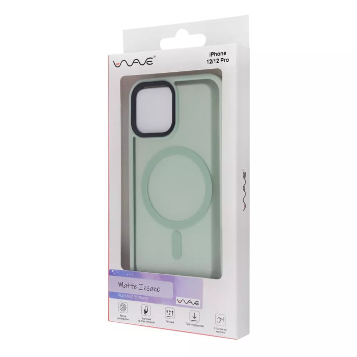 Чохол WAVE Matte Insane Case with Magnetic Ring iPhone 12/12 Pro