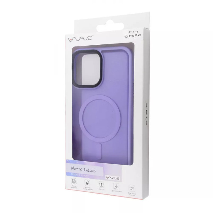 Чохол WAVE Matte Insane Case with Magnetic Ring iPhone 12 Pro Max