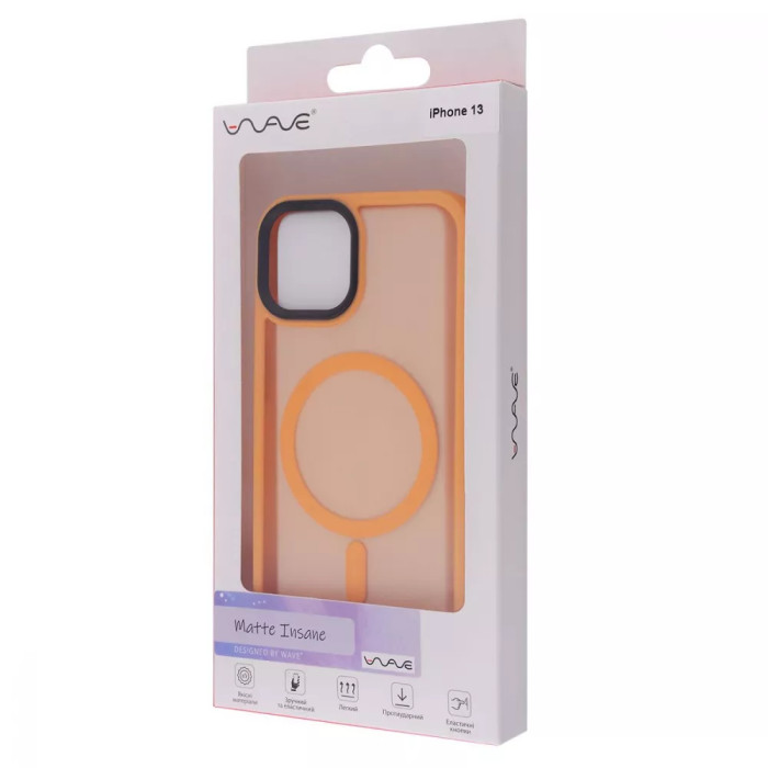 Чохол WAVE Matte Insane Case with Magnetic Ring iPhone 13