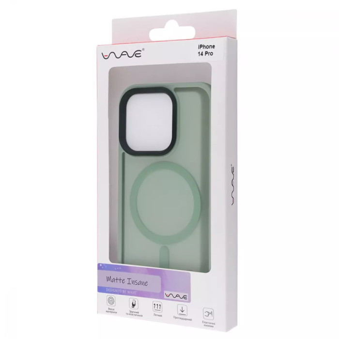 Чохол WAVE Matte Insane Case with Magnetic Ring iPhone 14 Pro