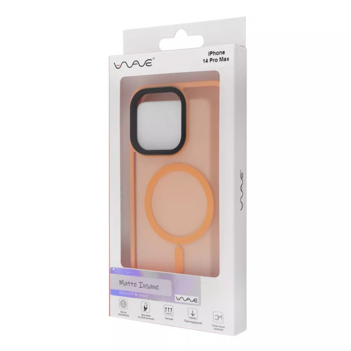 Чохол WAVE Matte Insane Case with Magnetic Ring iPhone 14 Pro Max