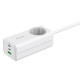 Мережевий фільтр Proove Power Strip PD-02 65W (2 Type-C + 1USB)