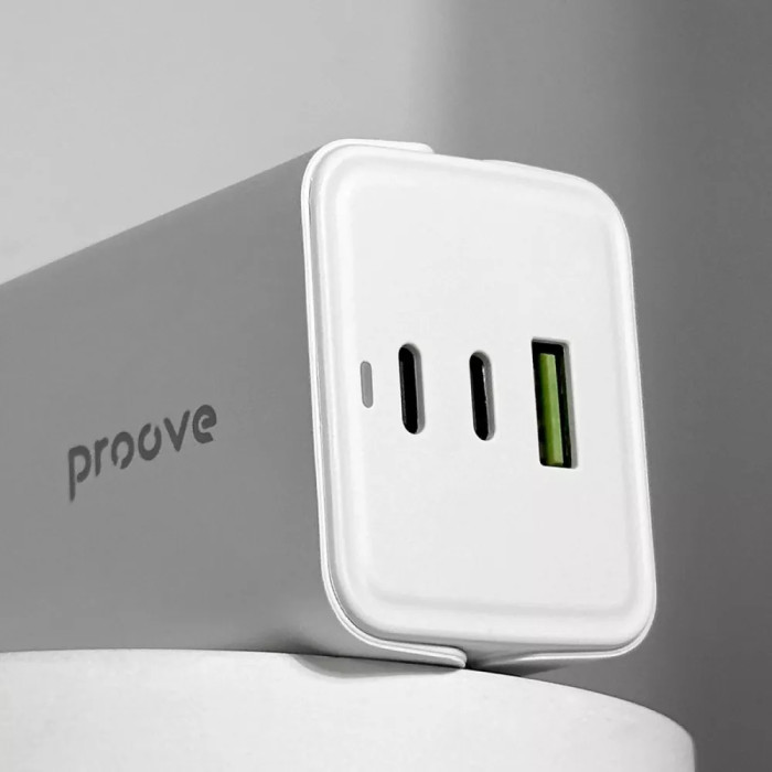 Мережевий фільтр Proove Power Strip PD-02 65W (2 Type-C + 1USB)