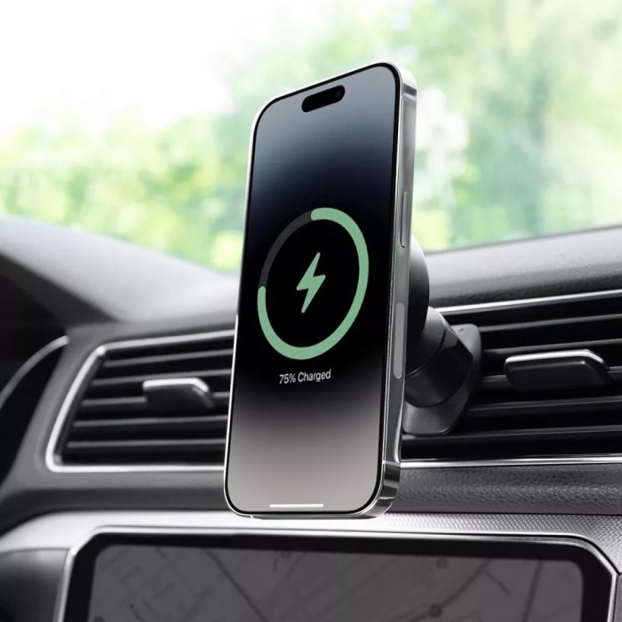Автомобільний тримач з Бездротовим ЗП Proove Light Circle 15W