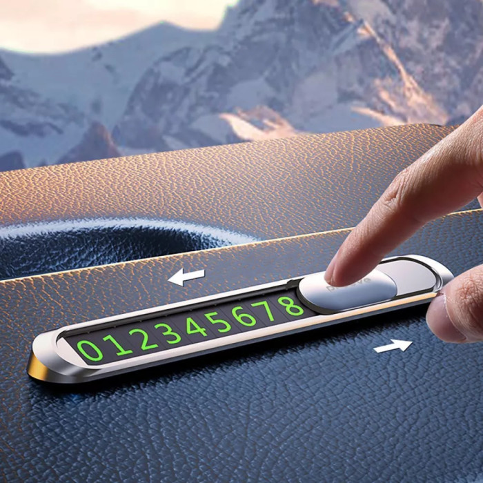 Паркувальна Карта Proove Parking Number Plate Metal Lock