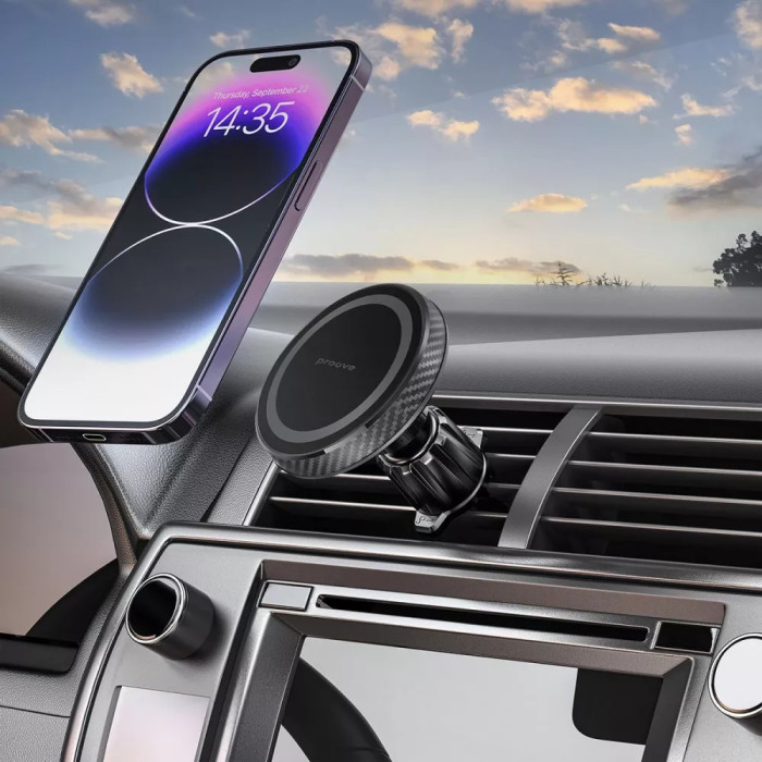 Автомобільний тримач Proove Carbon Magnetic Air Outlet Car Mount Magnetic Ring