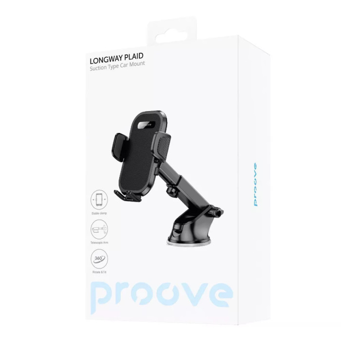 Автомобільний тримач Proove Longway Plaid Suction Type Car Mount