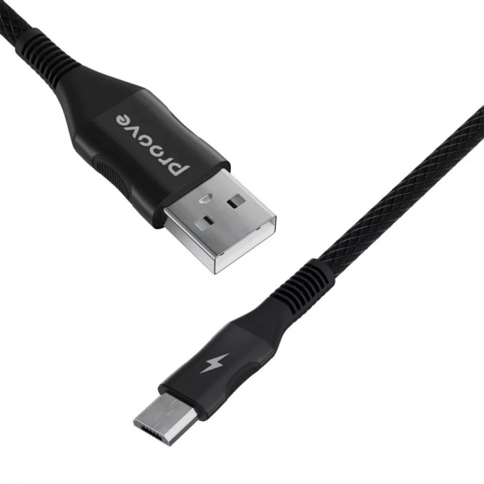 Кабель Proove Braided Scout USB to Micro USB 2.4A (1m)