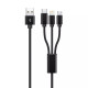 Кабель Proove Triple Connection 3 in 1 Type-C + Micro USB + Lightning (1,2m)
