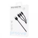 Кабель Proove Triple Connection 3 in 1 Type-C + Micro USB + Lightning (1,2m)