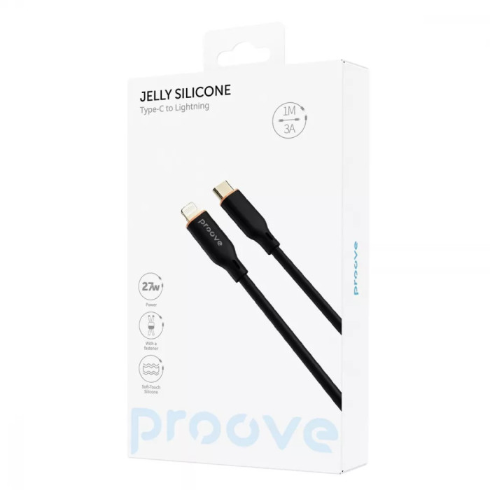 Кабель Proove Jelly Silicone Type-C to Lightning 27W (1m)