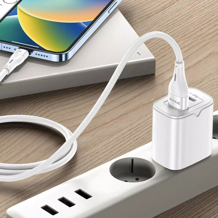 Кабель Proove Soft Silicone USB to Type-C 2.4A (1m)