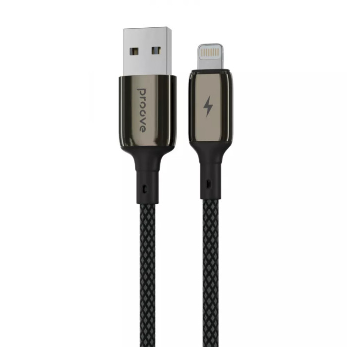 Кабель Proove Dense Metal USB to Lightning 2.4A (1m)