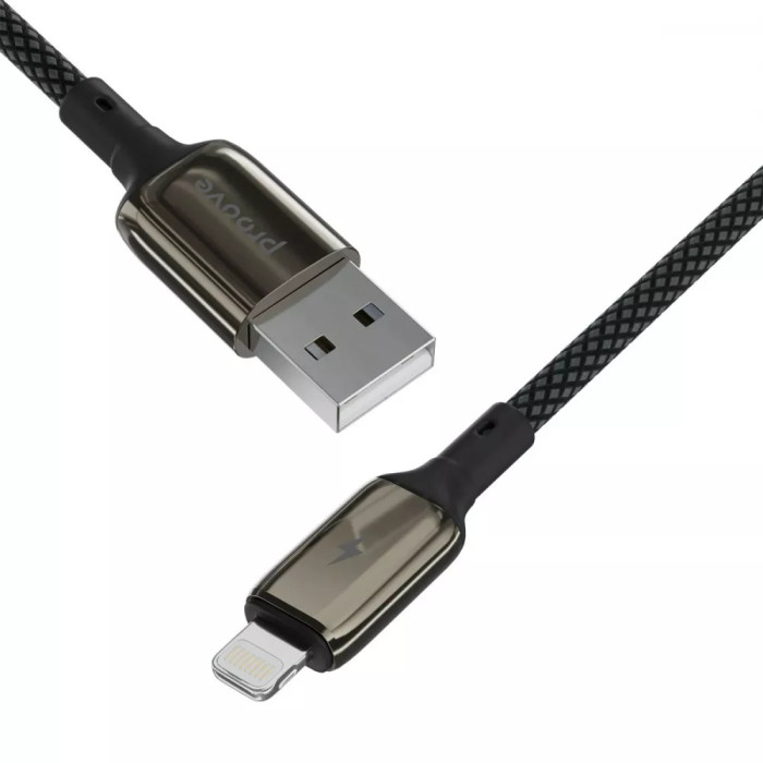 Кабель Proove Dense Metal USB to Lightning 2.4A (1m)