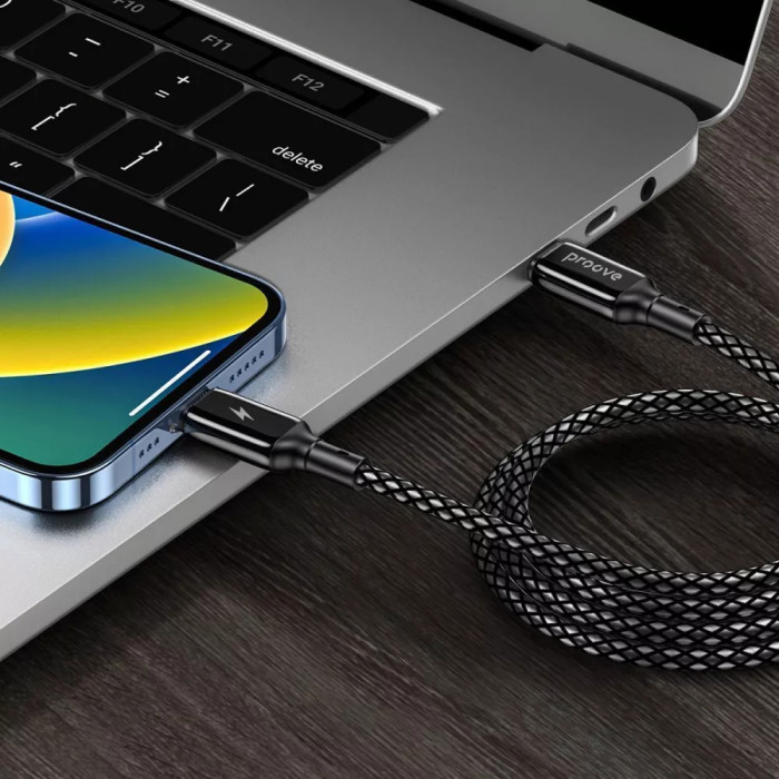 Кабель Proove Dense Metal Type-C to Lightning 27W (1m)