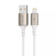 Кабель Proove Flex Metal USB to Lightning 2.4A (1m)