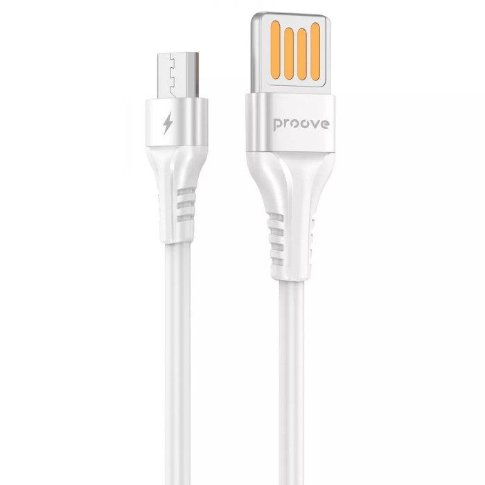 Кабель Proove Double Way Silicone USB to Micro USB 2.4A (1m)