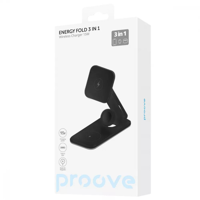 Бездротовий ЗП Proove Energy Fold 3 in 1