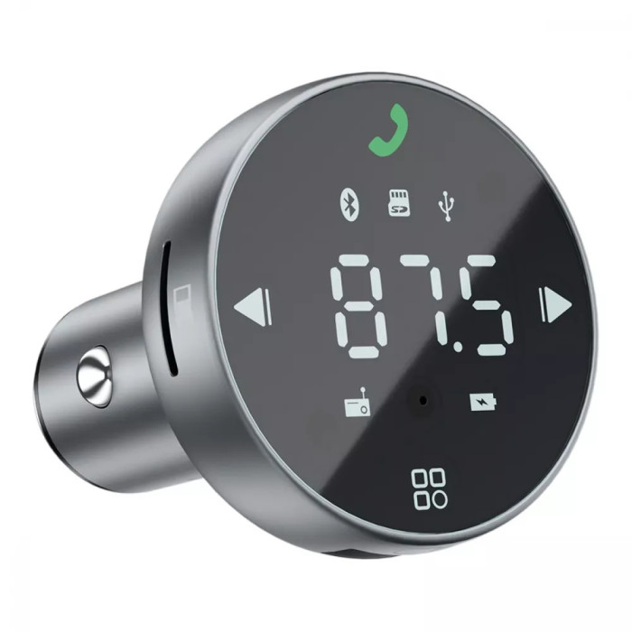АЗП Proove FM Launcher Sound Sync 30W (PD+QC3.0) Type-C+USB