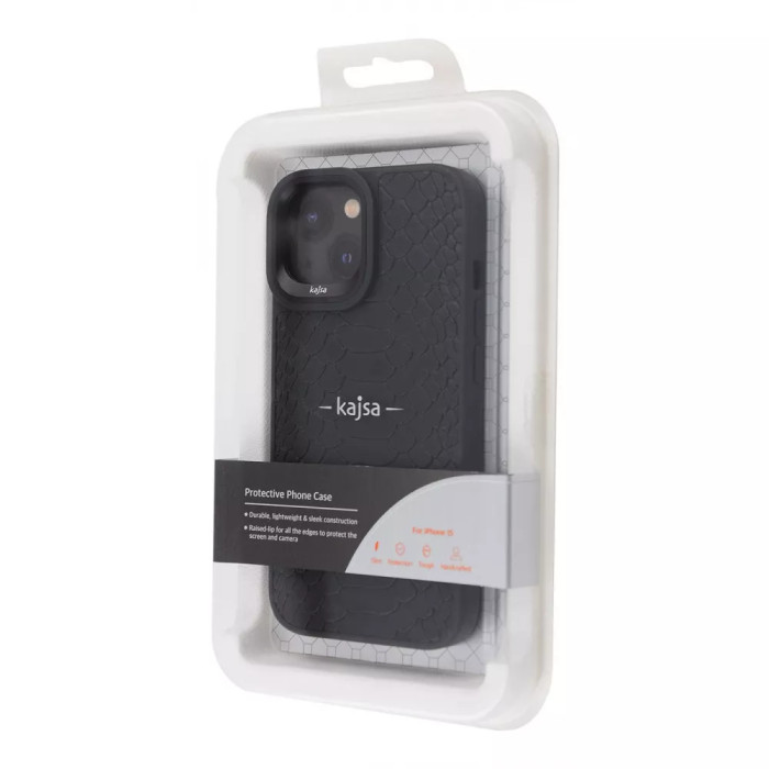 Чохол Kajsa Snake Pattern iPhone 15