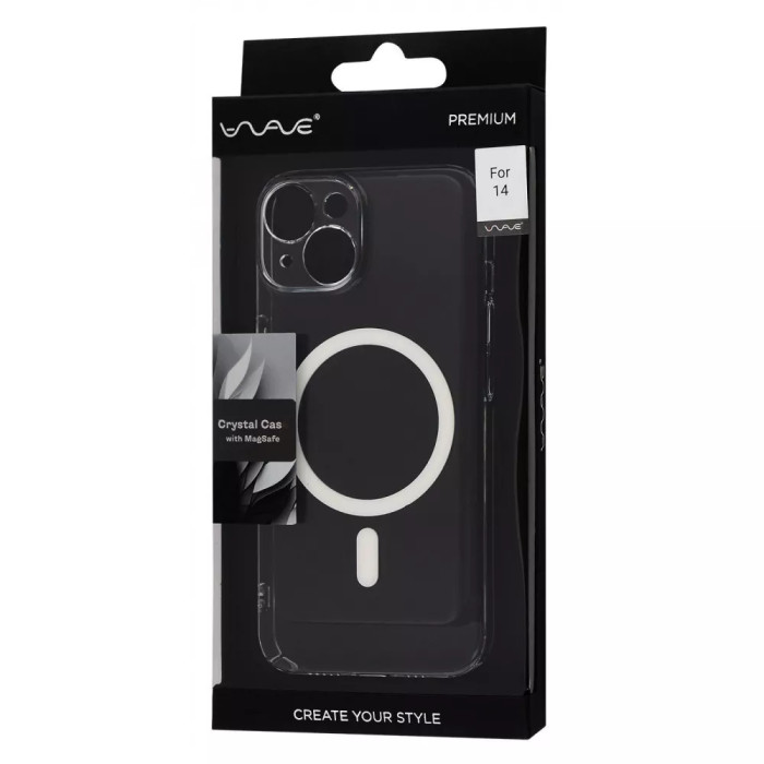 Чохол WAVE Premium Crystal Case with Magnetic Ring iPhone 14