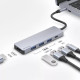 Type-C-Хаб Proove Iron Link 5 in 1 (3*USB3.0 + Type C + HDMI)