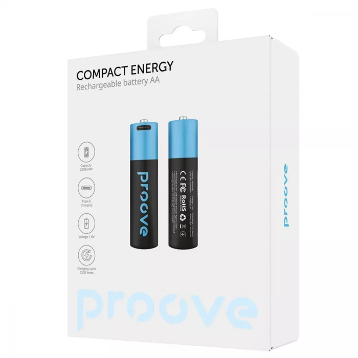 Акумуляторні батарейки Proove Compact Energy AA 2 pcs