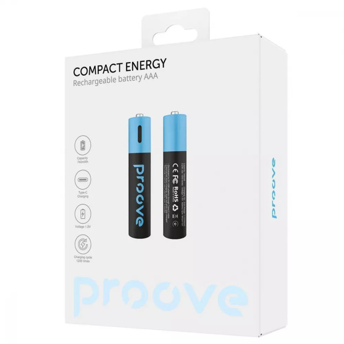 Акумуляторні батарейки Proove Compact Energy AAA 2 pcs