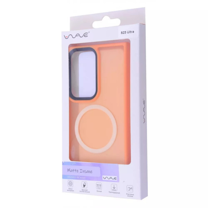 Чохол WAVE Matte Insane Case with Magnetic Ring Samsung Galaxy S23 Ultra