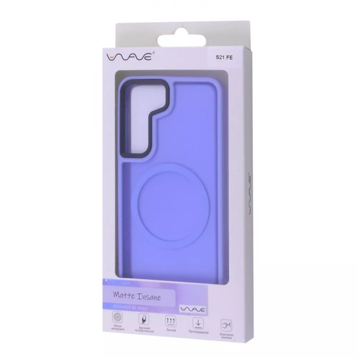 Чохол WAVE Matte Insane Case with Magnetic Ring Samsung Galaxy S21 FE (G990B)