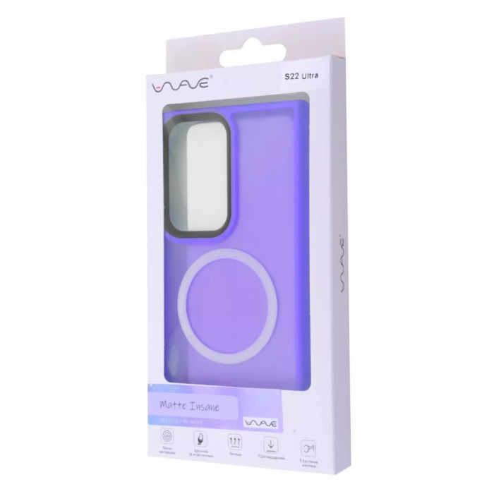 Чохол WAVE Matte Insane Case with Magnetic Ring Samsung Galaxy S22 Ultra