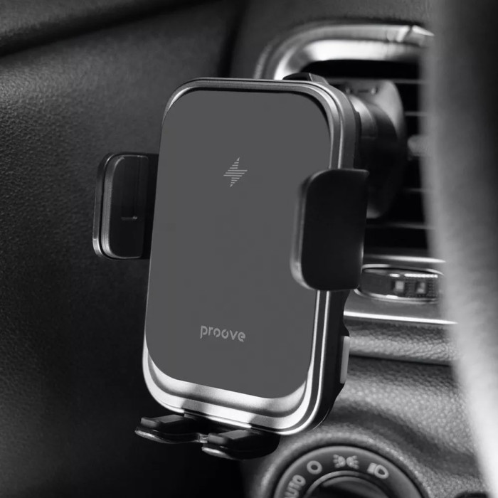 Автомобільний тримач з Бездротовим ЗП Proove Nitro Charge 15W