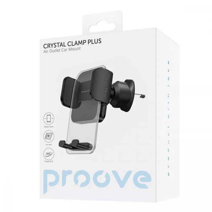 Автомобільний тримач Proove Crystal Clamp Plus Air Outlet Car Mount