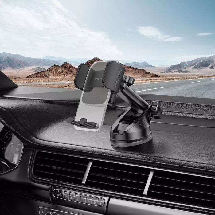 Автомобільний тримач Proove Crystal Clamp Plus Suction Type Car Mount